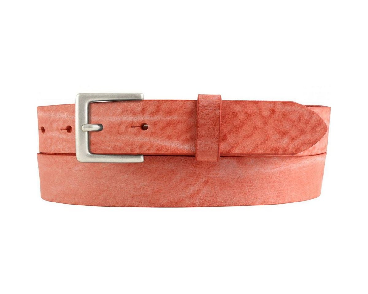 BELTINGER Ledergürtel Herren-Gürtel aus weichem Vollrindleder Vintage-Look 3 cm - Leder-Gürt (1-St) weiches Leder, Gürtelschnalle in Altsilber, Vintage von BELTINGER