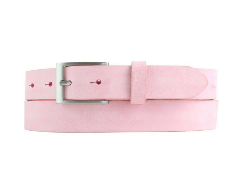 BELTINGER Ledergürtel Herren-Gürtel aus weichem Vollrindleder Vintage-Look 3 cm - Leder-Gürt (1-St) weiches Leder, Gürtelschnalle in Altsilber, Vintage von BELTINGER