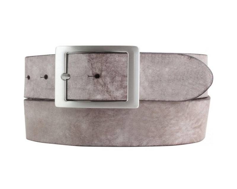 BELTINGER Ledergürtel Herren-Gürtel aus weichem Vollrindleder mit Doppel-Schnalle Vintage-Lo (1-St) weiches Leder, Gürtelschnalle in Altsilber, Vintage BELTINGER Ledergürtel Herren-Gürtel aus weichem Vollrindleder mit Doppel-Schnalle Vintage-Lo (1-St) weiches Leder, Gürtelschnalle in Altsilber, Vintage von BELTINGER