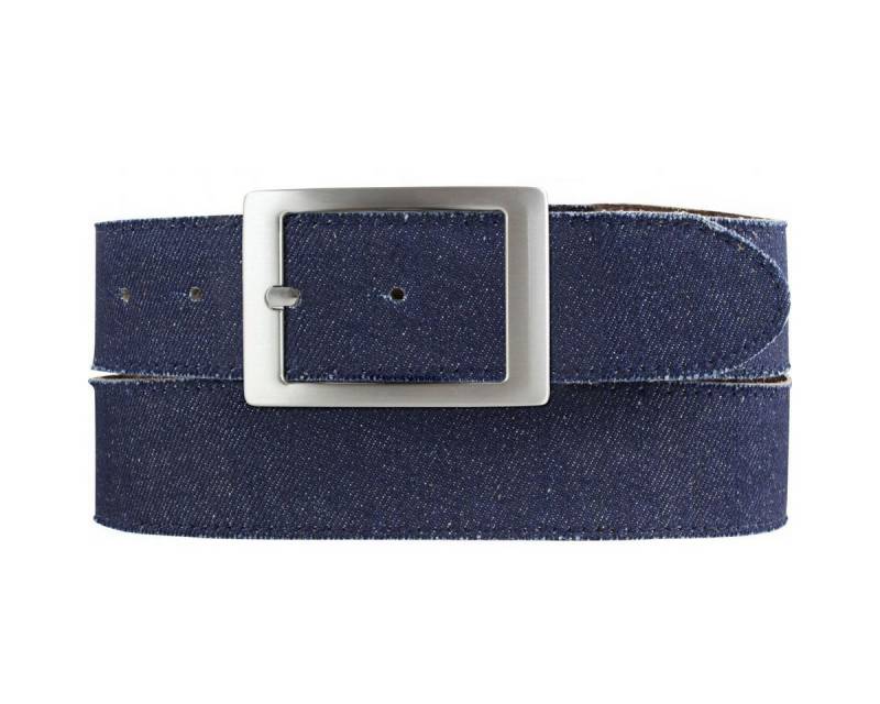 BELTINGER Ledergürtel Herren-Gürtel im Jeans-Look mit Steppnaht 4 cm - Ledergürtel aus Leder (1-St) von BELTINGER