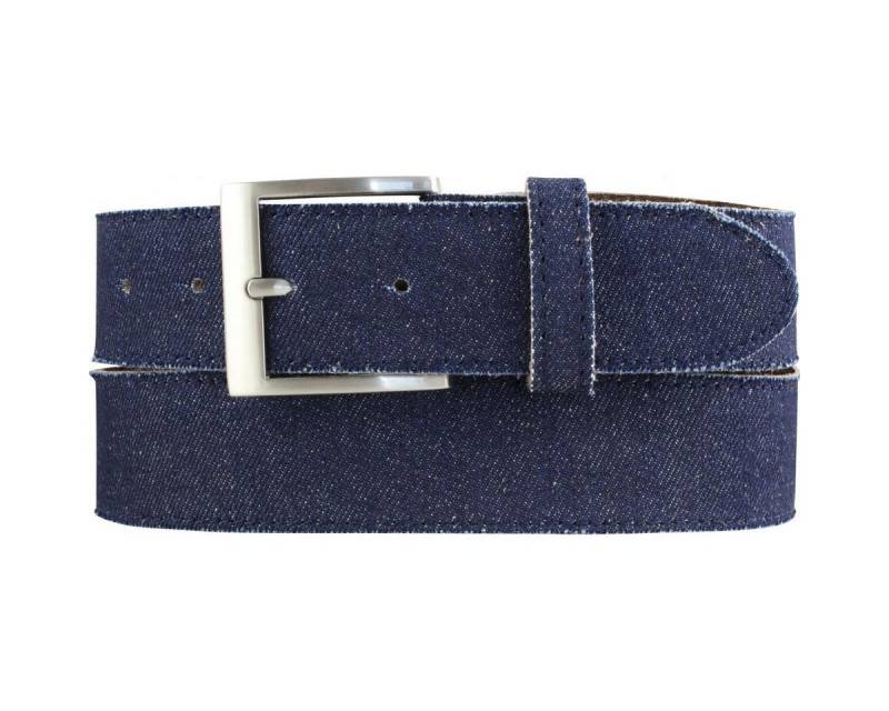 BELTINGER Ledergürtel Herren-Gürtel im Jeans-Look mit Steppnaht 4 cm - Ledergürtel aus Leder (1-St) von BELTINGER