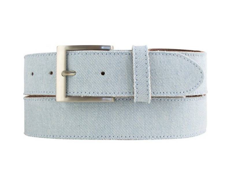 BELTINGER Ledergürtel Herren-Gürtel im Jeans-Look mit Steppnaht 4 cm - Ledergürtel aus Leder (1-St) von BELTINGER