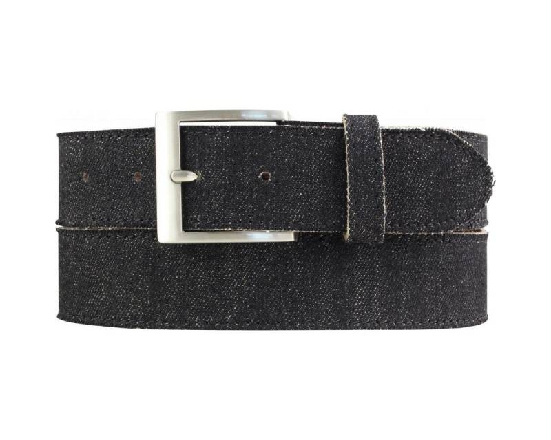 BELTINGER Ledergürtel Herren-Gürtel im Jeans-Look mit Steppnaht 4 cm - Ledergürtel aus Leder (1-St) von BELTINGER