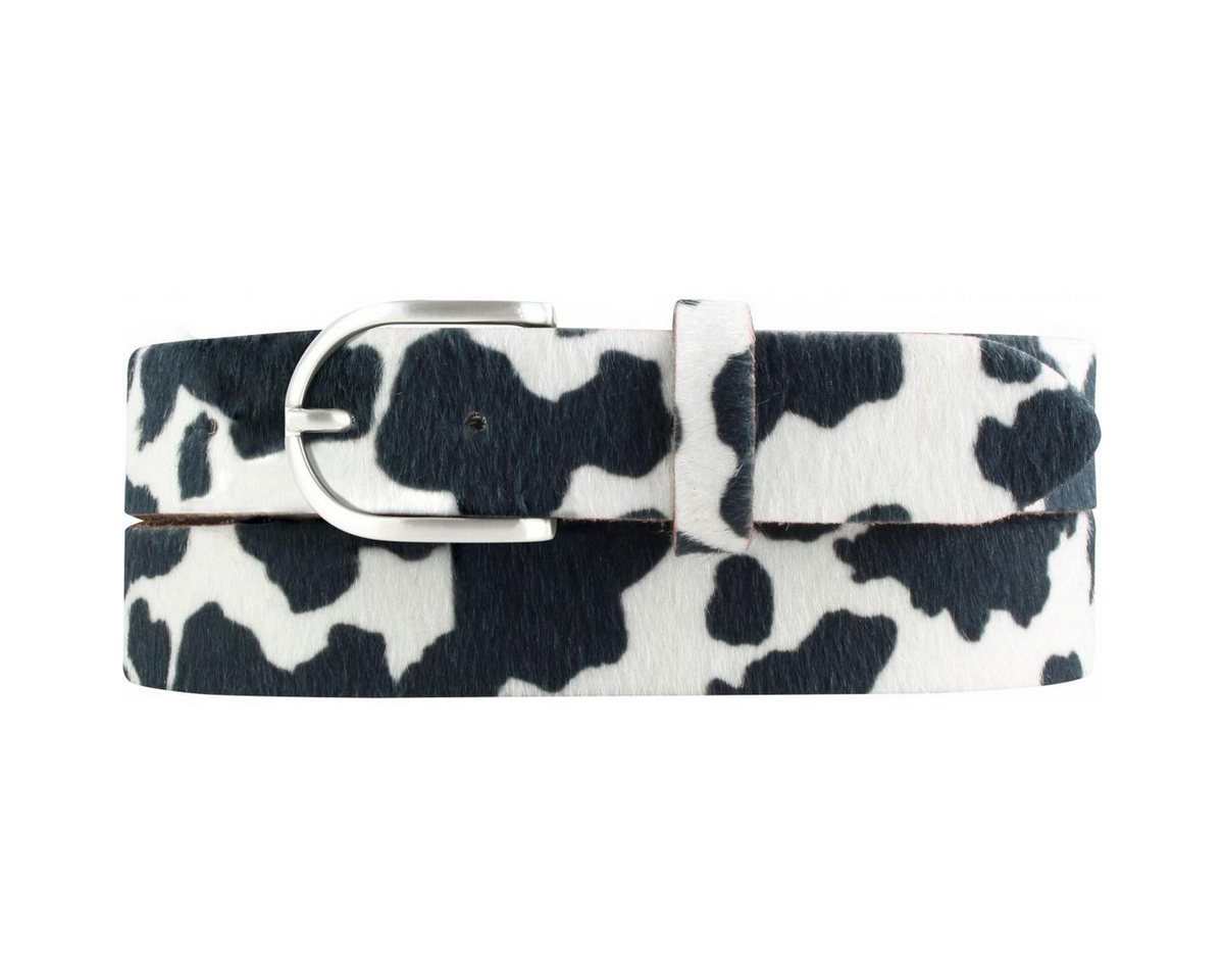 BELTINGER Ledergürtel Hochwertiger Fell-Ledergürtel 3 cm - Kuh-Ledergürtel für Damen 30mm - (1-St) von BELTINGER