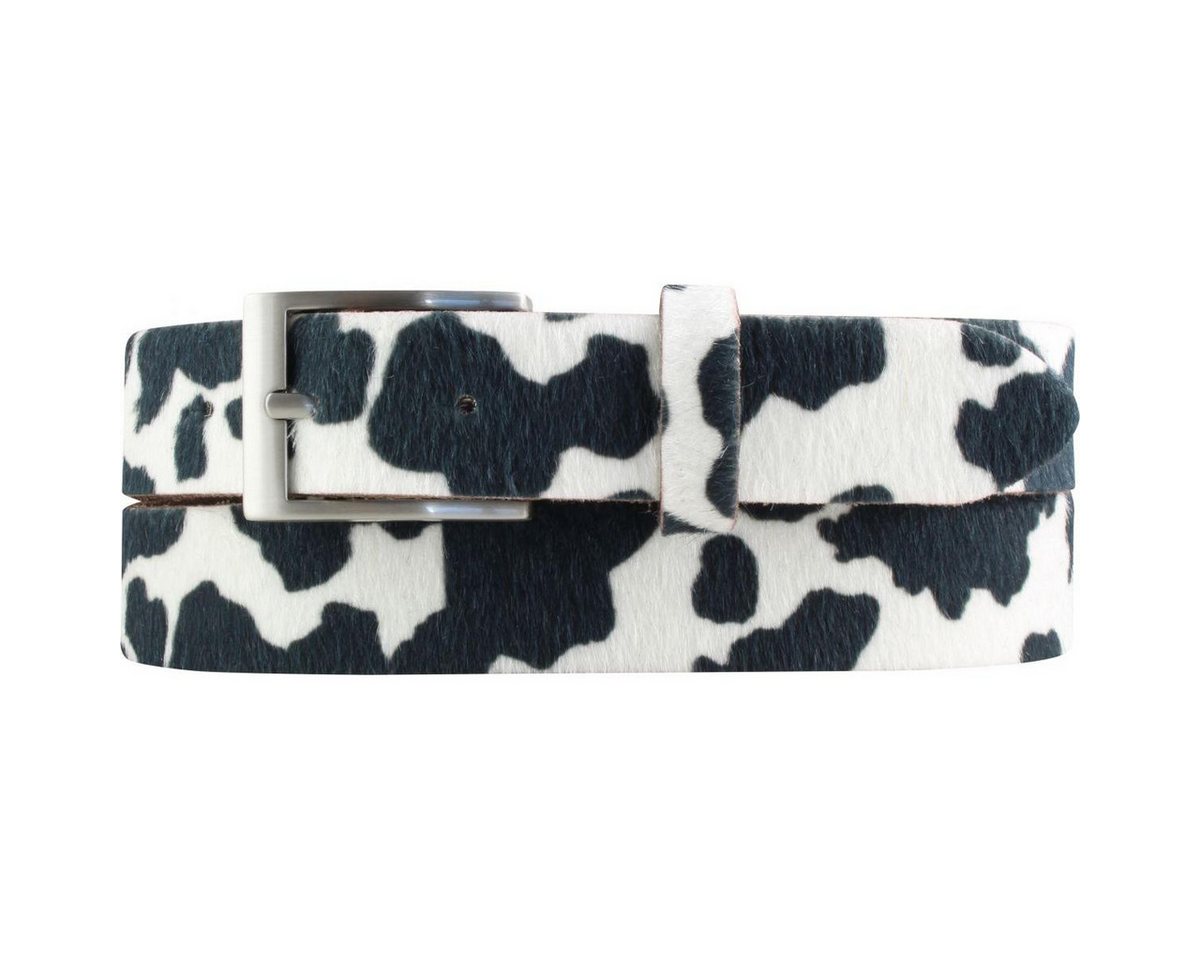 BELTINGER Ledergürtel Hochwertiger Fell-Ledergürtel 3 cm - Kuh-Ledergürtel für Damen 30mm - (1-St) von BELTINGER