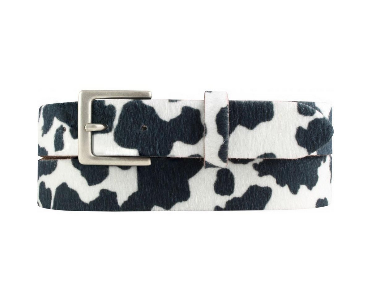 BELTINGER Ledergürtel Hochwertiger Fell-Ledergürtel 3 cm - Kuh-Ledergürtel für Damen 30mm - (1-St) von BELTINGER