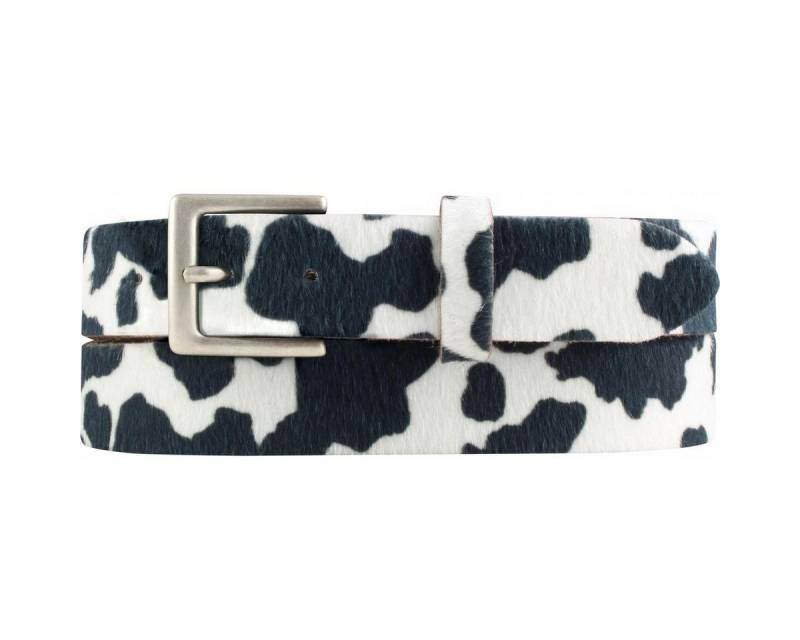 BELTINGER Ledergürtel Hochwertiger Fell-Ledergürtel 3 cm - Kuh-Ledergürtel für Damen 30mm - (1-St) von BELTINGER
