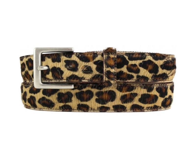 BELTINGER Ledergürtel Hochwertiger Fell-Ledergürtel 3 cm - Kuh-Ledergürtel für Damen 30mm - (1-St) von BELTINGER
