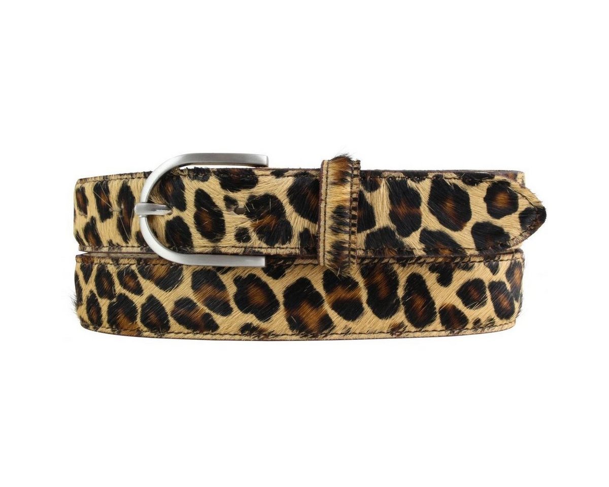 BELTINGER Ledergürtel Hochwertiger Fell-Ledergürtel 3 cm - Kuh-Ledergürtel für Damen 30mm - (1-St) von BELTINGER