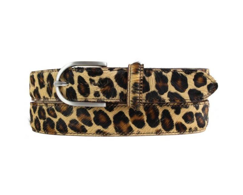 BELTINGER Ledergürtel Hochwertiger Fell-Ledergürtel 3 cm - Kuh-Ledergürtel für Damen 30mm - (1-St) von BELTINGER