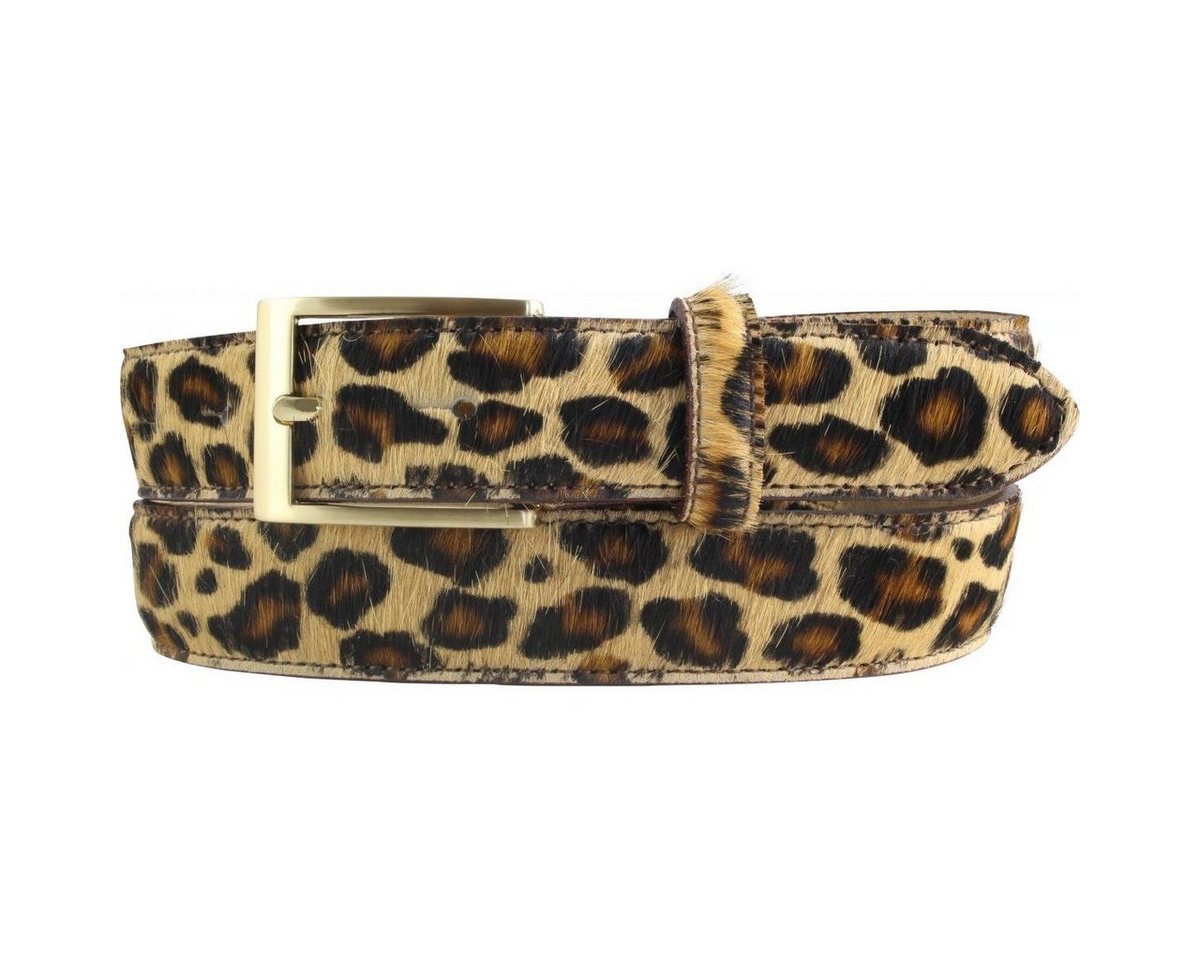 BELTINGER Ledergürtel Hochwertiger Fell-Ledergürtel 3 cm - Kuh-Ledergürtel für Herren 30mm - (1-St) von BELTINGER
