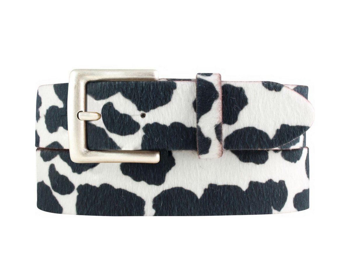 BELTINGER Ledergürtel Hochwertiger Fell-Ledergürtel 4 cm - Trachten-Gürtel für Herren 40mm - (1-St) von BELTINGER