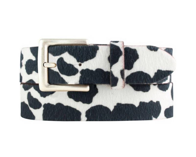 BELTINGER Ledergürtel Hochwertiger Fell-Ledergürtel 4 cm - Trachten-Gürtel für Herren 40mm - (1-St) von BELTINGER