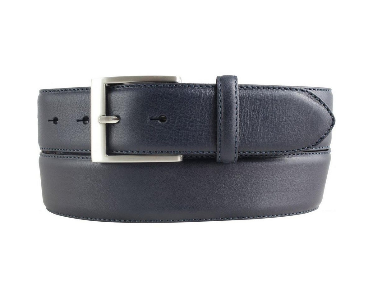 BELTINGER Ledergürtel Hochwertiger Jeansgürtel aus Vollrindleder 4,0 cm - Bombierter Ledergü (1-St) von BELTINGER