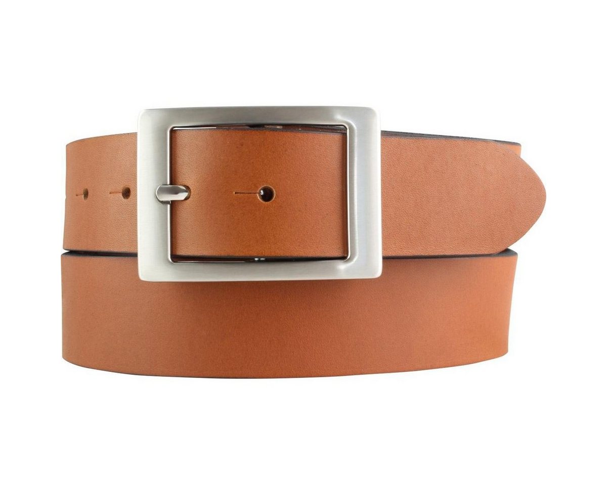 BELTINGER Ledergürtel Hochwertiger Überlängen-Gürtel aus Vollrindleder mit Doppel-Schließe 4 (1-St) von BELTINGER