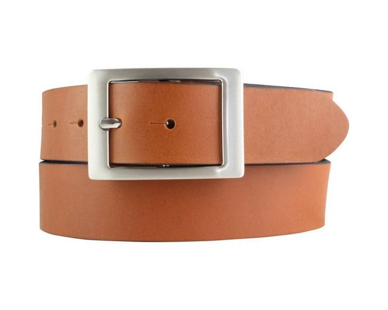 BELTINGER Ledergürtel Hochwertiger Überlängen-Gürtel aus Vollrindleder mit Doppel-Schließe 4 (1-St) von BELTINGER