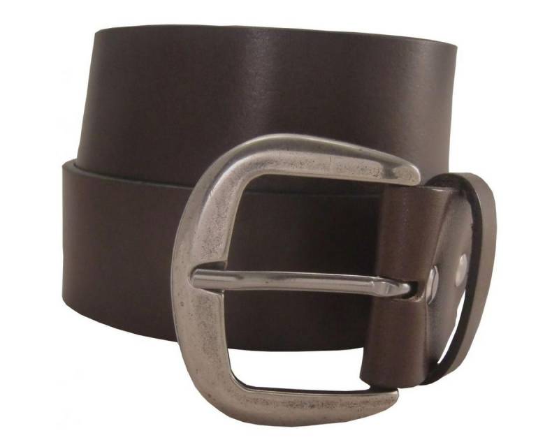 BELTINGER Ledergürtel Jeansgürtel aus Vollrindleder 4,5 cm - Breiter Ledergürtel für Damen H (1-St) von BELTINGER