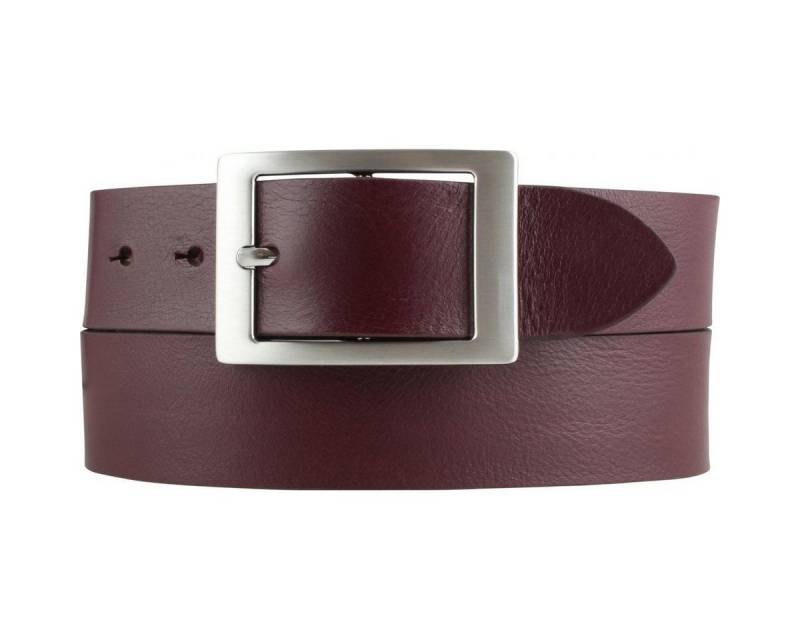 BELTINGER Ledergürtel Jeansgürtel aus Vollrindleder 4 cm - Jeans-Gürtel für Damen Herren 40m (1-St) von BELTINGER