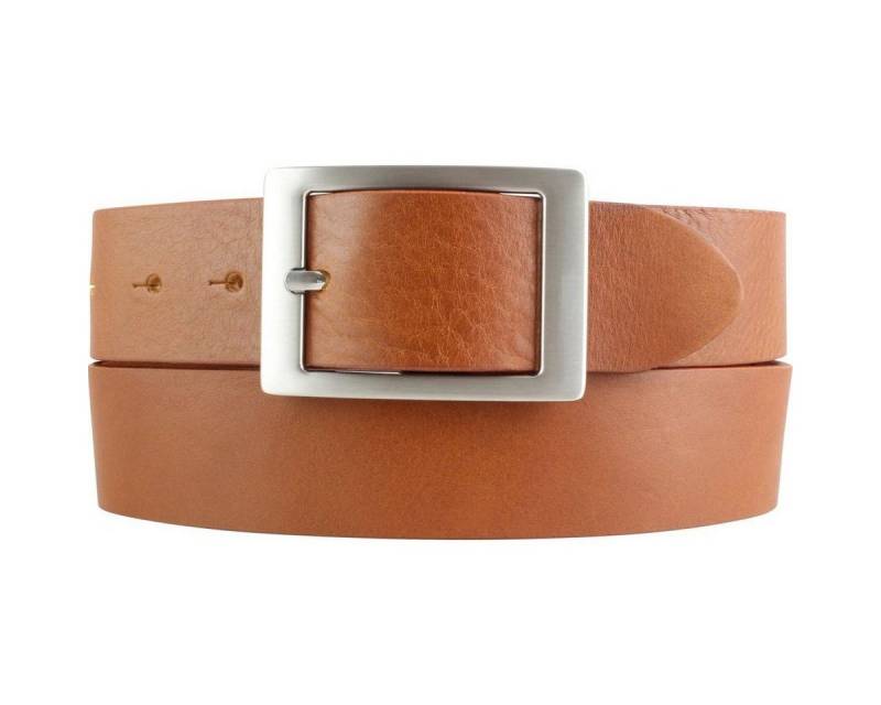 BELTINGER Ledergürtel Jeansgürtel aus Vollrindleder 4 cm - Jeans-Gürtel für Damen Herren 40m (1-St) von BELTINGER