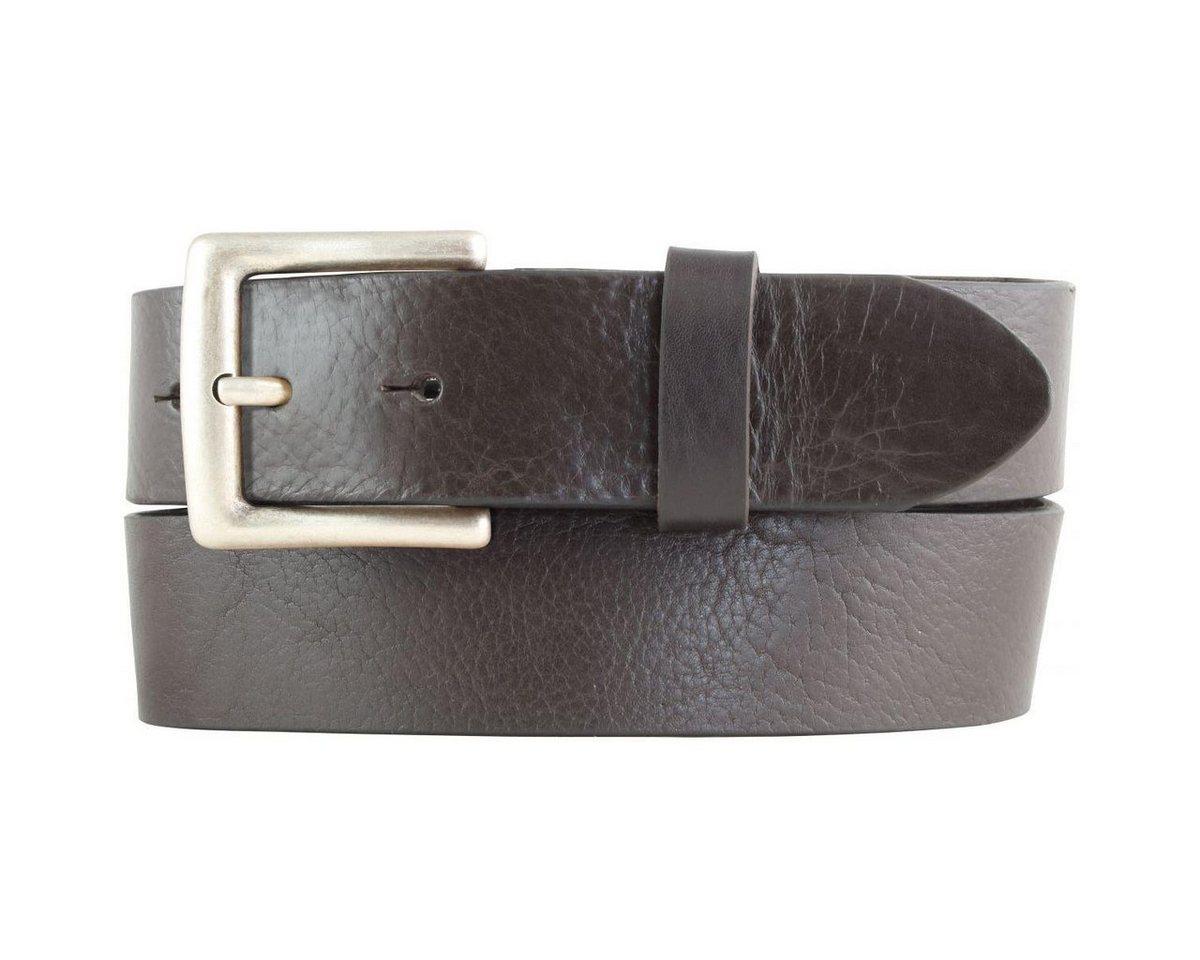 BELTINGER Ledergürtel Jeansgürtel aus Vollrindleder mit altsilberner Gürtelschließe 4 cm - J von BELTINGER