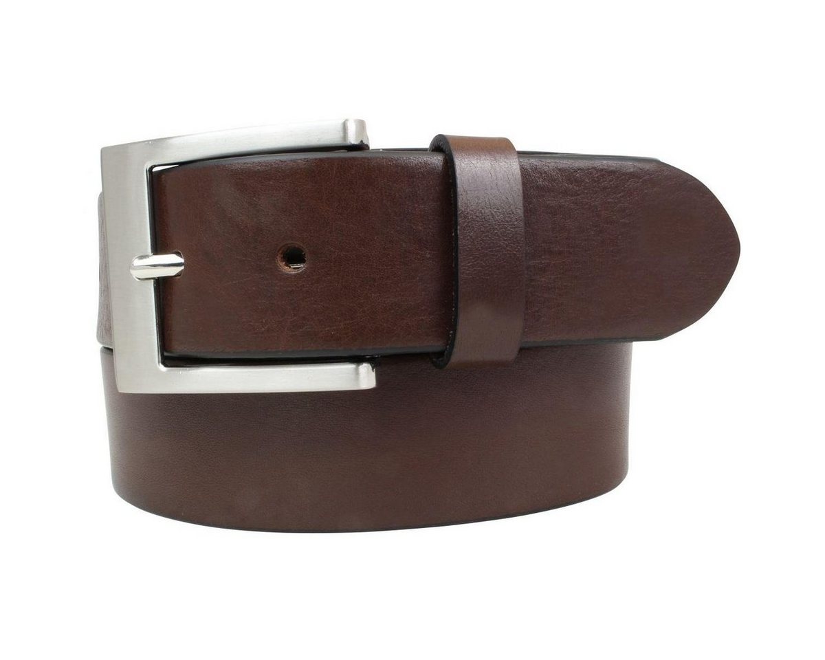 BELTINGER Ledergürtel Jeansgürtel mit Edelstahl-Gürtelschnalle aus Vollrindleder 4 cm - Lede von BELTINGER