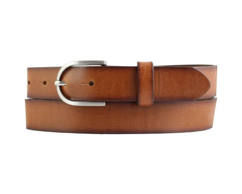 BELTINGER Ledergürtel Kinder-Gürtel Vintage-Look 3 cm - Jeans-Gürtel aus Vollrindleder für M (1-St) von BELTINGER