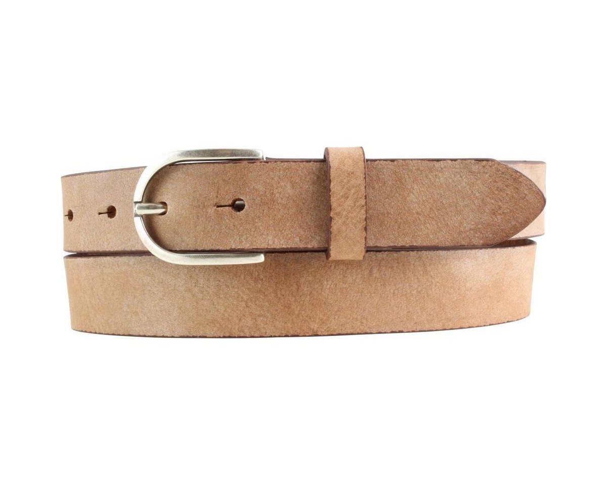 BELTINGER Ledergürtel Kinder-Gürtel aus weichem Vollrindleder Vintage-Look 3 cm - Ledergürte weiches Leder, Gürtelschnalle in Altsilber, Vintage von BELTINGER