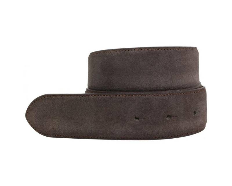 BELTINGER Ledergürtel Wechselgürtel aus Veloursleder ohne Schnalle 4 cm - Druckknopf-Gürtel (1-St) von BELTINGER