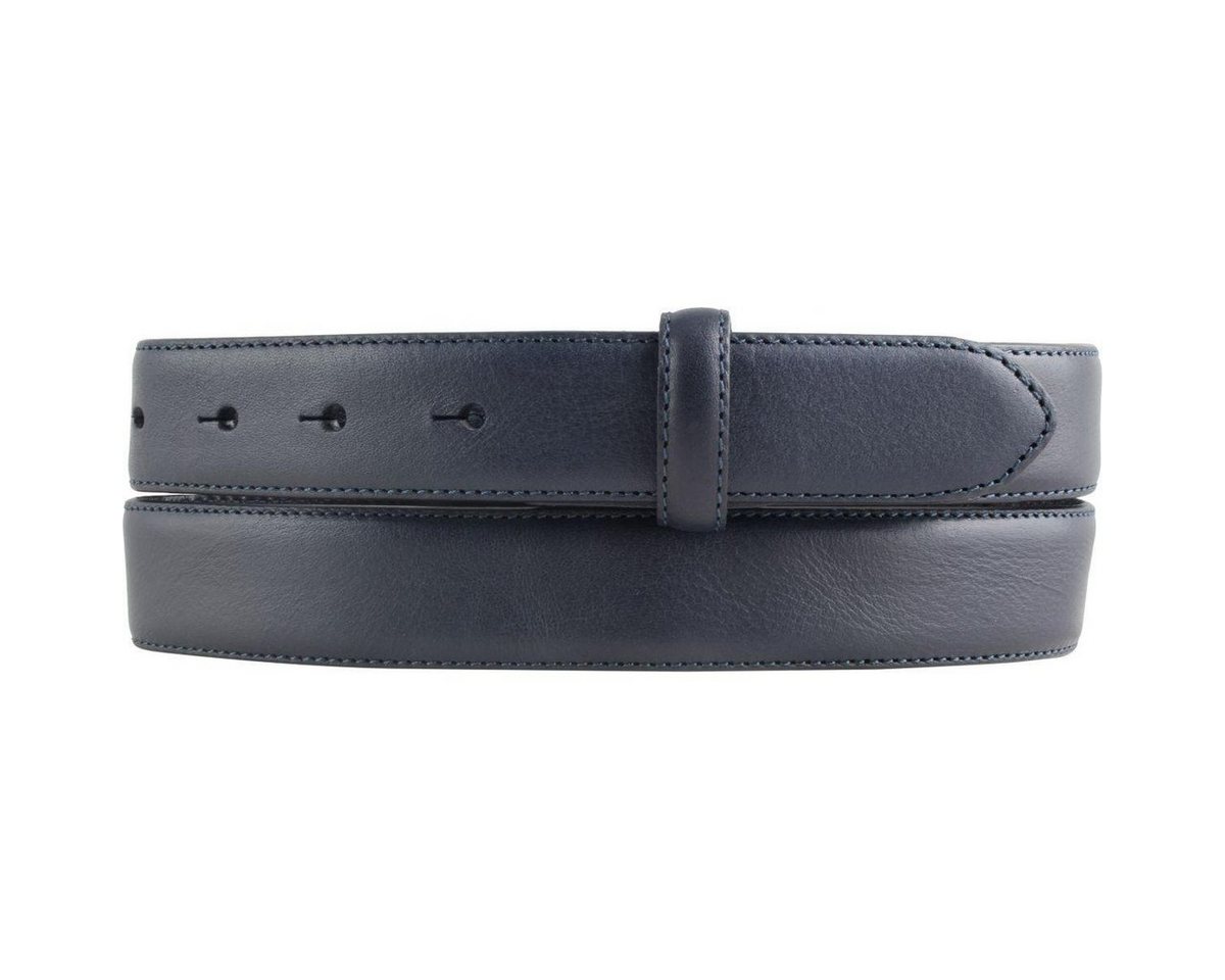 BELTINGER Ledergürtel Wechselgürtel aus Vollrindleder mit Naht 3,0 cm ohne Schnalle - Weiche (1-St) von BELTINGER