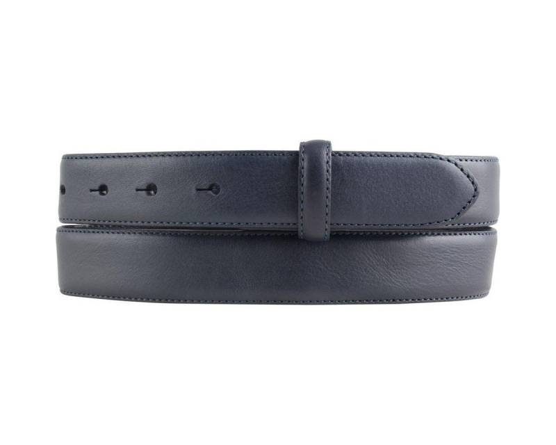 BELTINGER Ledergürtel Wechselgürtel aus Vollrindleder mit Naht 3,0 cm ohne Schnalle - Weiche (1-St) von BELTINGER