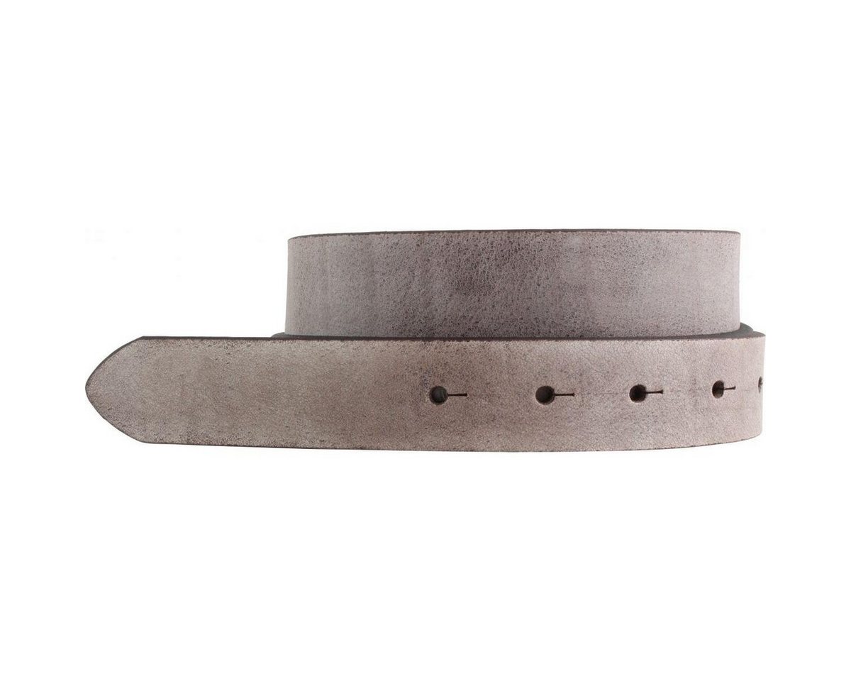 BELTINGER Ledergürtel Wechselgürtel aus weichem Vollrindleder Used-Look ohne Schnalle 3 cm - weiches Leder, Gürtelschnalle in Altsilber, Vintage von BELTINGER