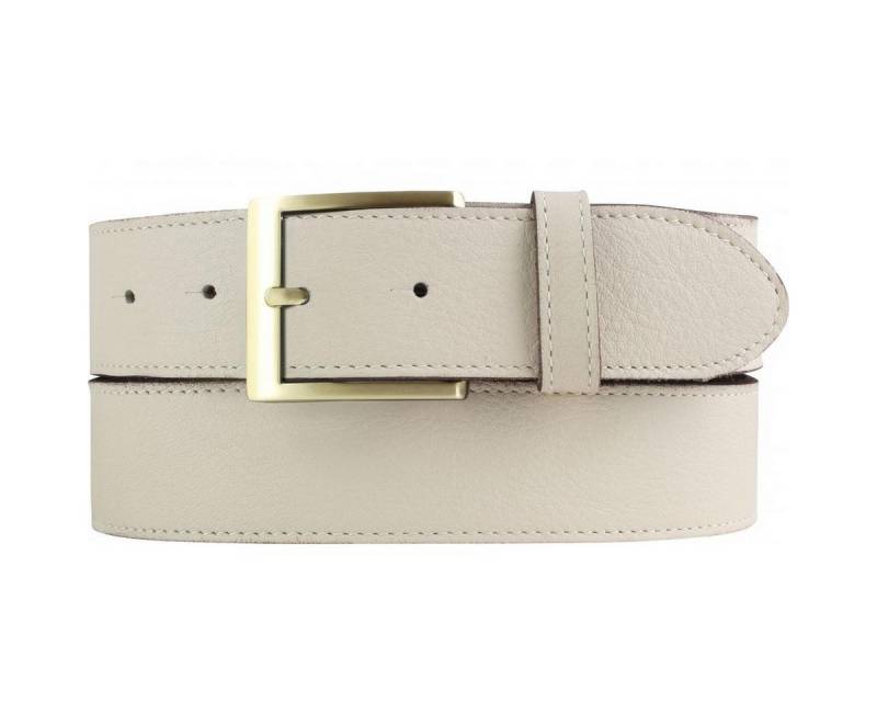 BELTINGER Ledergürtel Weicher Herren-Gürtel aus Nappaleder mit Steppnaht 4 cm - Hochwertiger (1-St) von BELTINGER