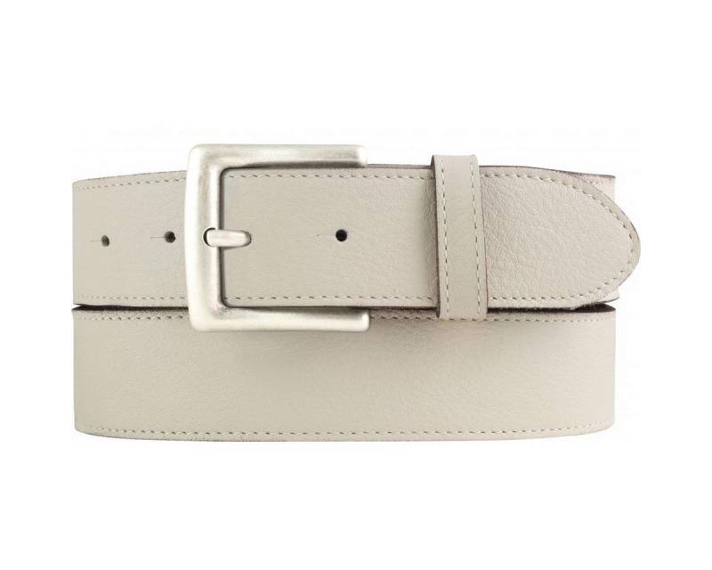 BELTINGER Ledergürtel Weicher Herren-Gürtel aus Nappaleder mit Steppnaht 4 cm - Hochwertiger (1-St) von BELTINGER