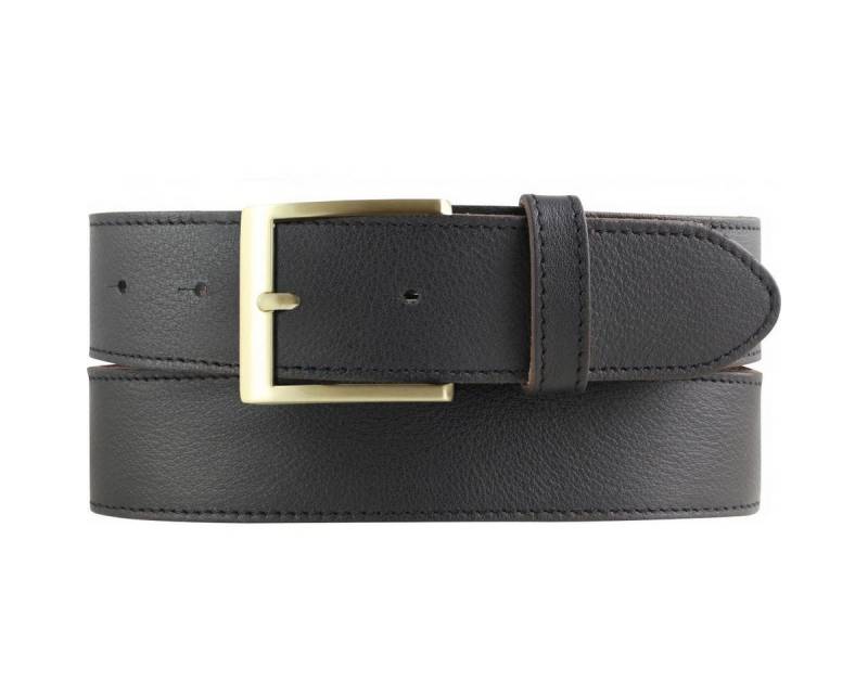 BELTINGER Ledergürtel Weicher Herren-Gürtel aus Nappaleder mit Steppnaht 4 cm - Hochwertiger (1-St) von BELTINGER