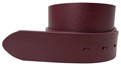 BELTINGER Wechselgürtel aus Vollrindleder mit Druckknöpfen 4 cm | Druckknopf-Gürtel für Damen Herren 40mm | Leder-Gürtel ohne Schnalle 4cm | Bordeaux 85cm von BELTINGER