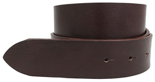 BELTINGER Wechselgürtel aus Vollrindleder mit Druckknöpfen 4 cm | Druckknopf-Gürtel für Damen Herren 40mm | Leder-Gürtel ohne Schnalle 4cm | Braun 100cm von BELTINGER