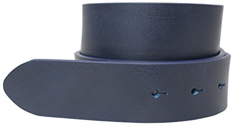 BELTINGER Wechselgürtel aus Vollrindleder mit Druckknöpfen 4 cm | Druckknopf-Gürtel für Damen Herren 40mm | Leder-Gürtel ohne Schnalle 4cm | Marine 85cm von BELTINGER