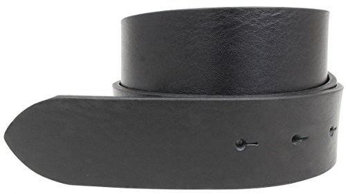 BELTINGER Wechselgürtel aus Vollrindleder mit Druckknöpfen 4 cm | Druckknopf-Gürtel für Damen Herren 40mm | Leder-Gürtel ohne Schnalle 4cm | Schwarz 100cm von BELTINGER