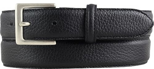 Italienischer Chino-Gürtel, 30 mm breit, Herren, Anzuggürtel, Hosengürtel, strukturiertes Leder, Schließe Altsilber | Schwarz 105cm Italienischer Chino-Gürtel, 30 mm breit, Herren, Anzuggürtel, Hosengürtel, strukturiertes Leder, Schließe Altsilber | Schwarz 105cm von BELTINGER
