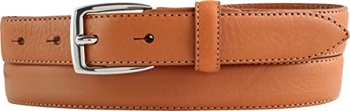 BELTINGER Kinder-Gürtel aus Vollrindleder 2,5 cm | Ledergürtel für Mädchen 25mm | Schmaler Gürtel in Kleid Rock 25mm | Tabac 65cm von BELTINGER