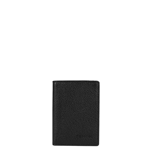 BEMON Kartenetui aus Enzo-Leder, Schwarz , H10,5 x L7,5 x P1,5 cm, Kartenhalter aus Leder. Bemon von BEMON