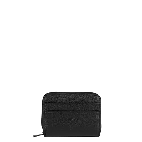 BEMON Herren-Geldbörse aus Leder, 7,5 x 10 x 2 cm, RFID-Schutz, Schwarz , Klassisch von BEMON