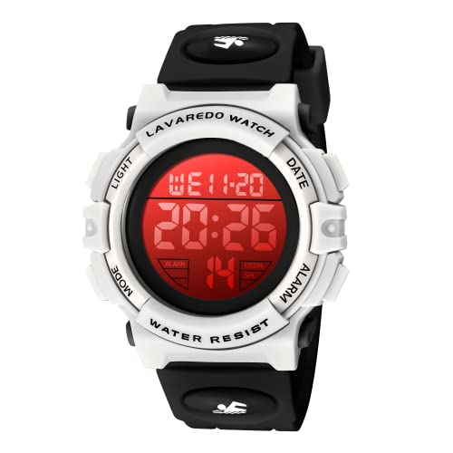 BEN NEVIS Digital Uhren für Kinder Jungen - 50 M Wasserdicht Sports Outdoor Digitaluhr Kinder Silikon Armbanduhr mit Wecker/Stoppuhr/LED-Licht/Stoßfest/Datum,Elektronische Kinderuhren von BEN NEVIS