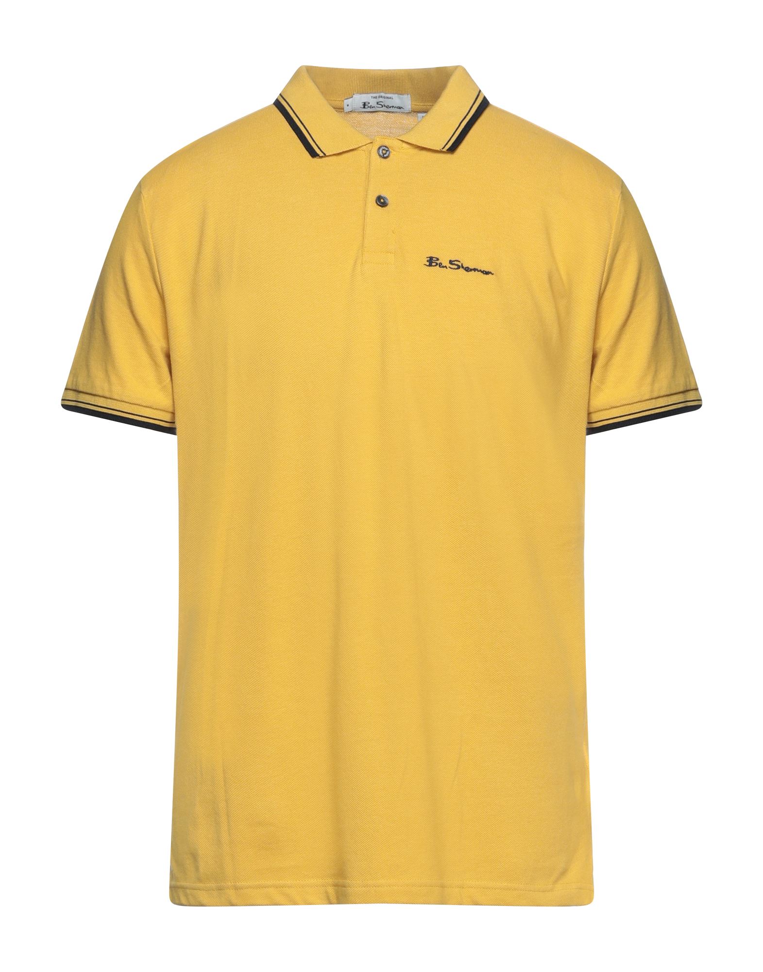 BEN SHERMAN Poloshirt Herren Gelb von BEN SHERMAN