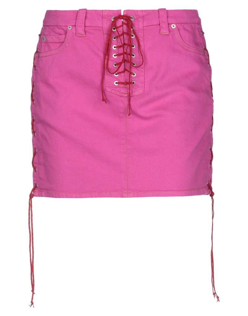 BEN TAVERNITI™ UNRAVEL PROJECT Jeansrock Damen Fuchsia von BEN TAVERNITI™ UNRAVEL PROJECT
