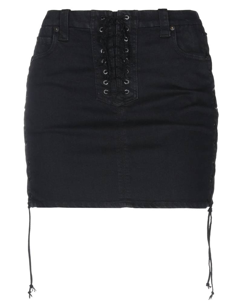 BEN TAVERNITI™ UNRAVEL PROJECT Jeansrock Damen Schwarz von BEN TAVERNITI™ UNRAVEL PROJECT