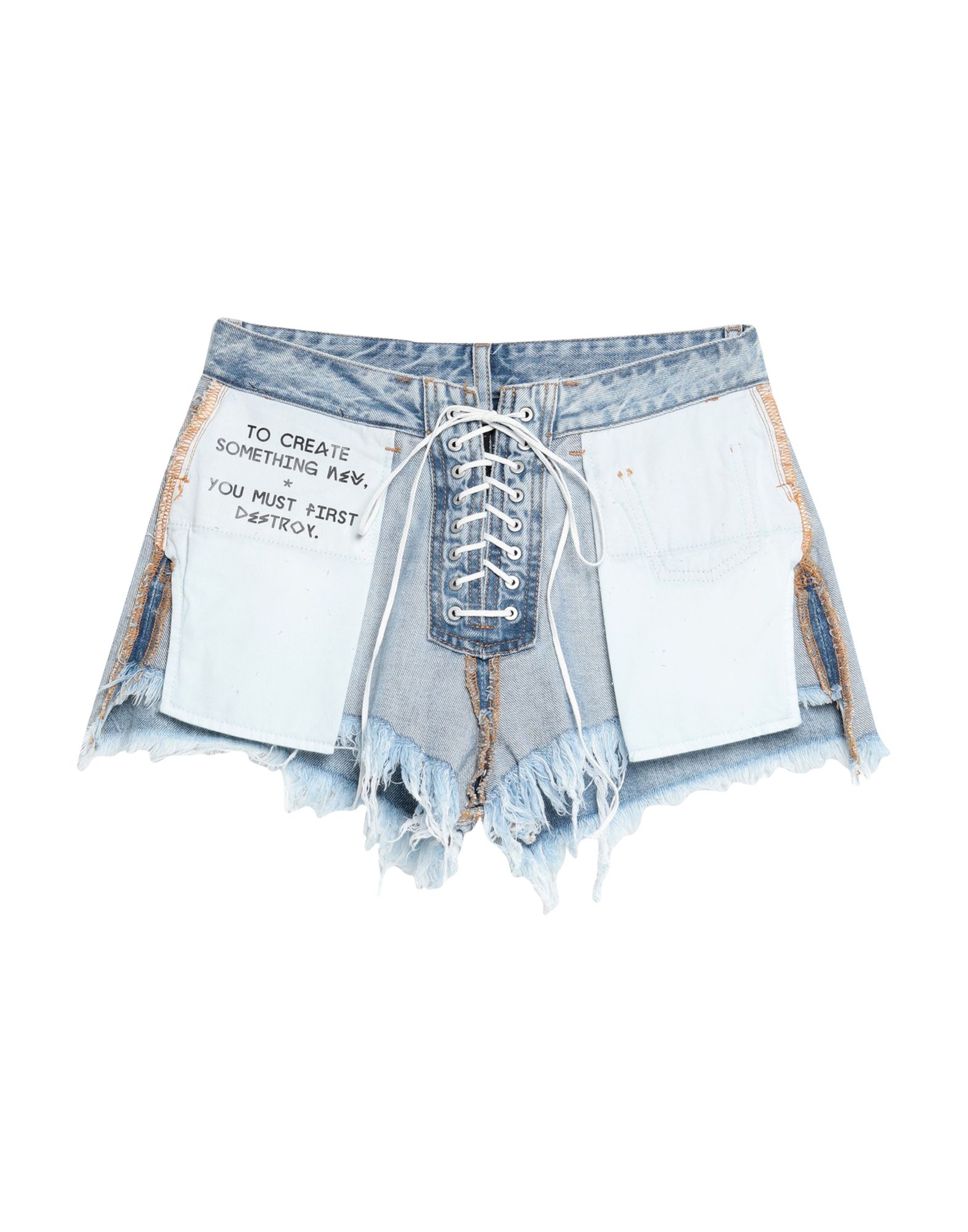 BEN TAVERNITI™ UNRAVEL PROJECT Jeansshorts Damen Blau von BEN TAVERNITI™ UNRAVEL PROJECT