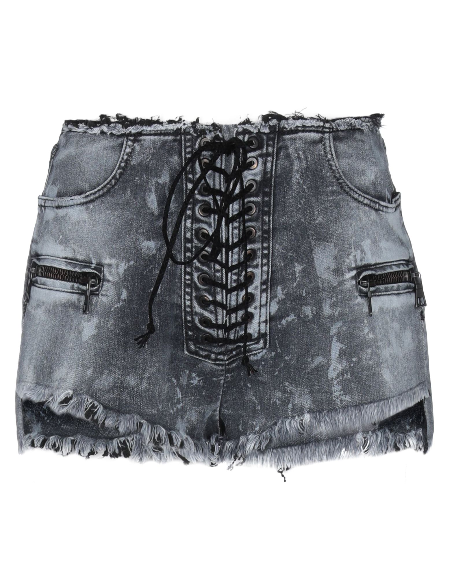 BEN TAVERNITI™ UNRAVEL PROJECT Jeansshorts Damen Granitgrau von BEN TAVERNITI™ UNRAVEL PROJECT