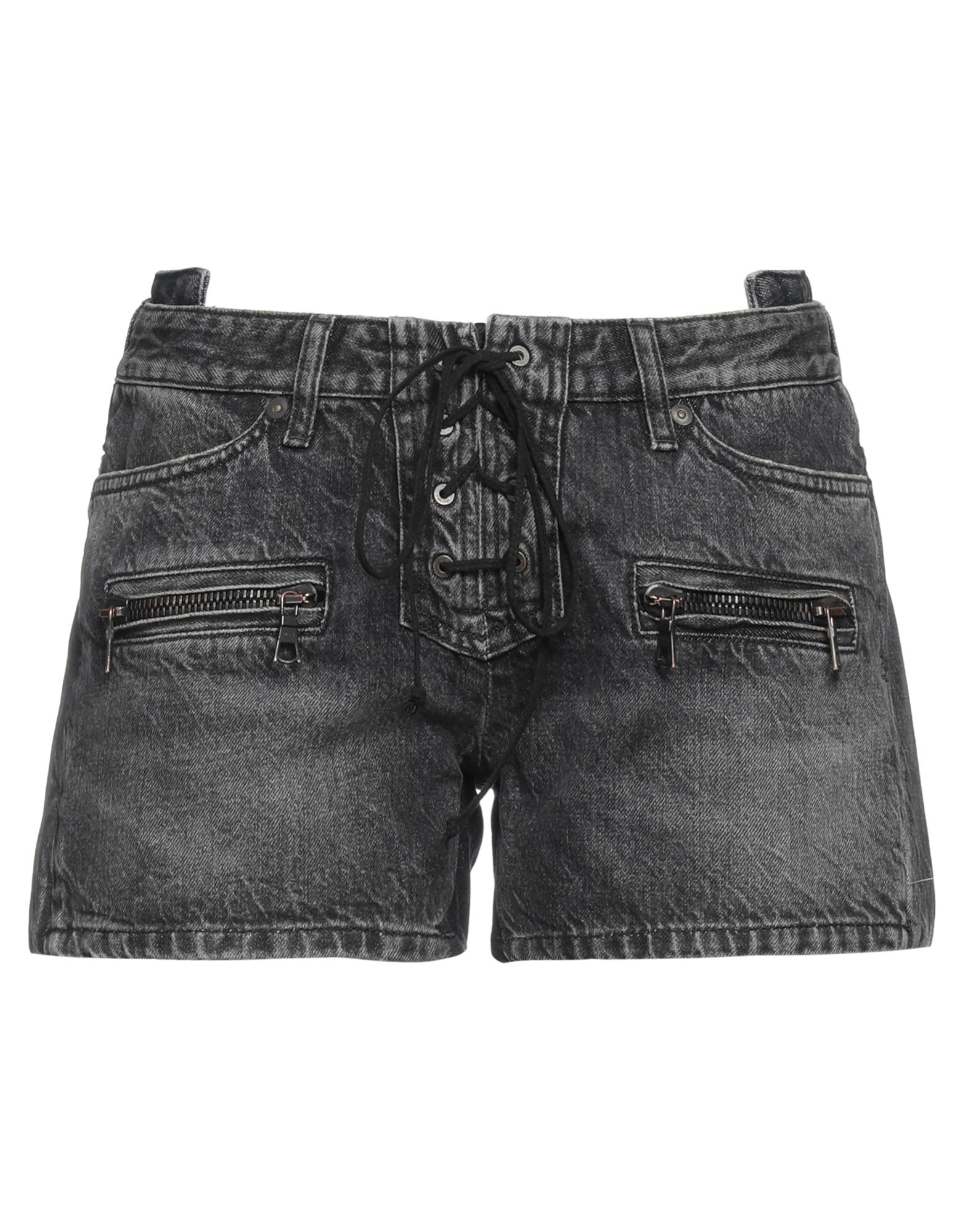 BEN TAVERNITI™ UNRAVEL PROJECT Jeansshorts Damen Schwarz von BEN TAVERNITI™ UNRAVEL PROJECT