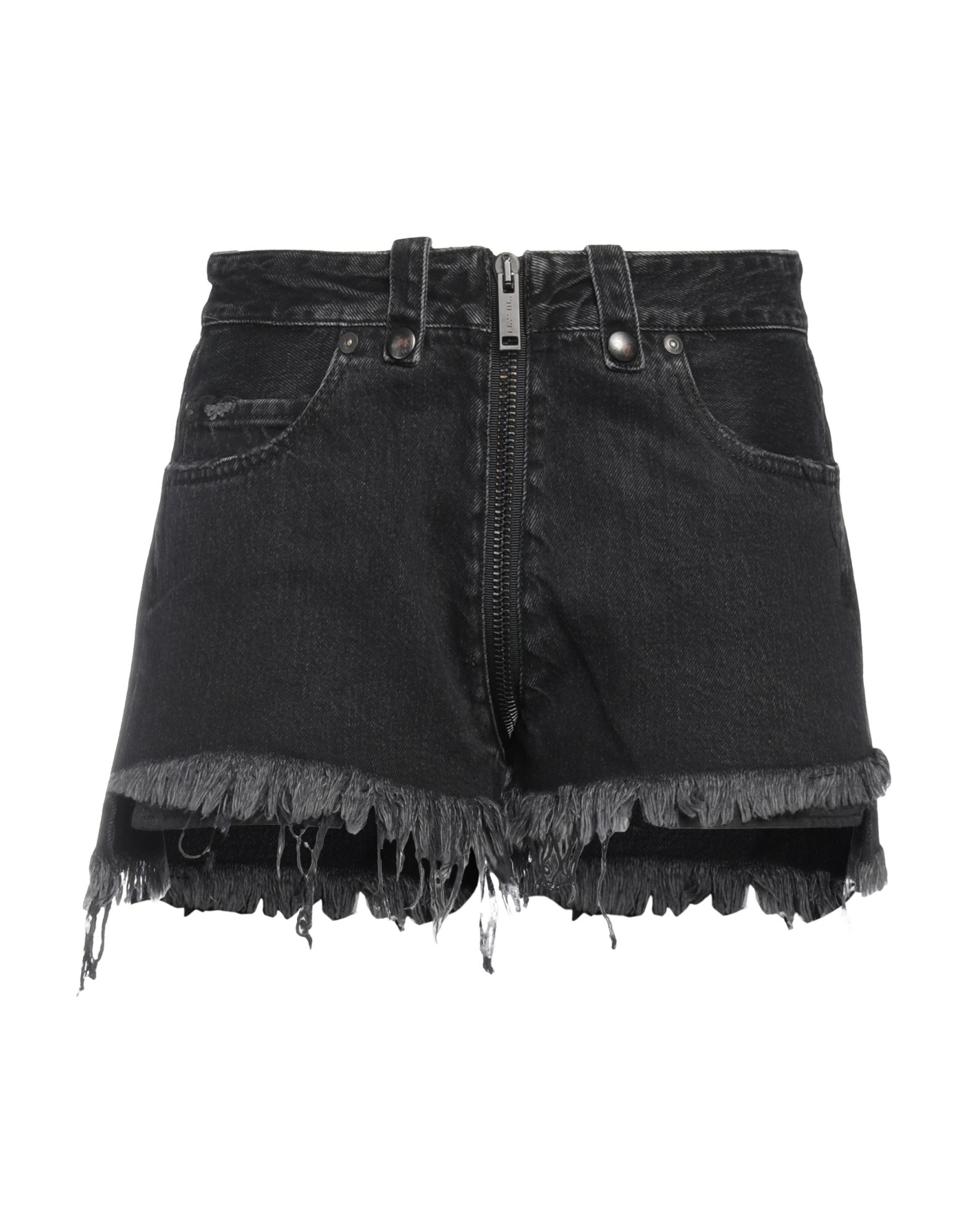 BEN TAVERNITI™ UNRAVEL PROJECT Jeansshorts Damen Schwarz von BEN TAVERNITI™ UNRAVEL PROJECT